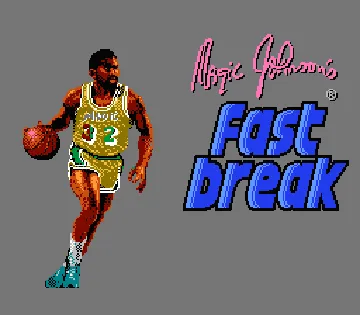 Magic Johnson's Fast Break (USA) screen shot title